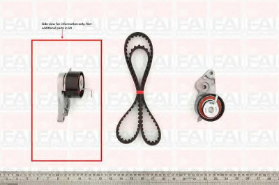 FAI AUTOPARTS tbk104 -  Комплект ремня ГРМ